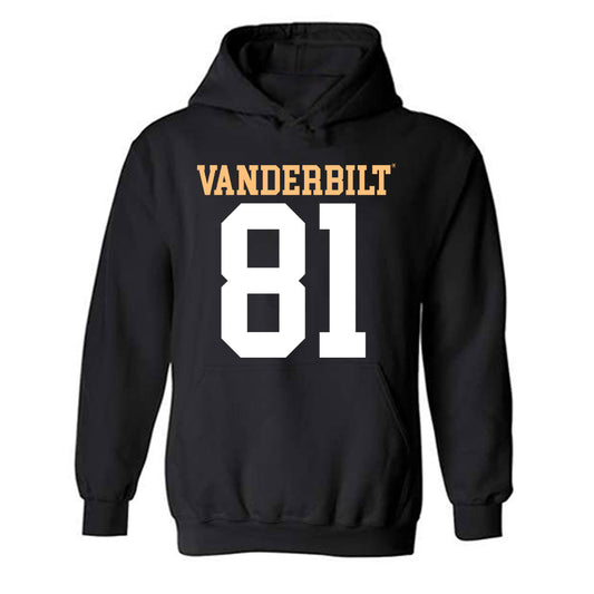 Vanderbilt - NCAA Football : Kayleb barnett - Replica Shersey Hooded Sweatshirt-0
