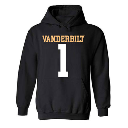 Vanderbilt - NCAA Football : Dontae Carter - Replica Shersey Hooded Sweatshirt-0