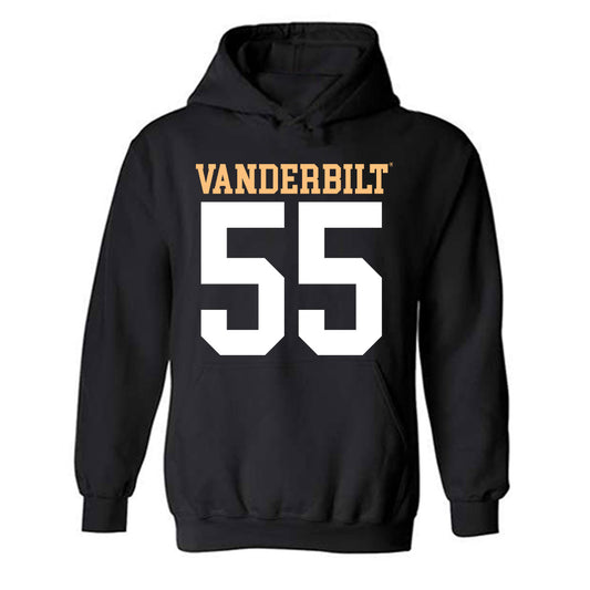 Vanderbilt - NCAA Football : George Williams-Haseotes - Replica Shersey Hooded Sweatshirt-0