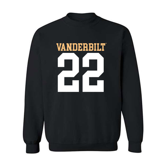 Vanderbilt - NCAA Football : Makhilyn Young - Replica Shersey Crewneck Sweatshirt-0