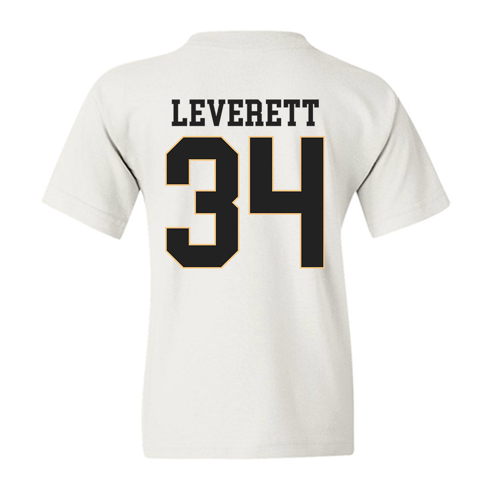 Vanderbilt - NCAA Men's Basketball : Jayden Leverett - Replica Shersey Youth T-Shirt-1