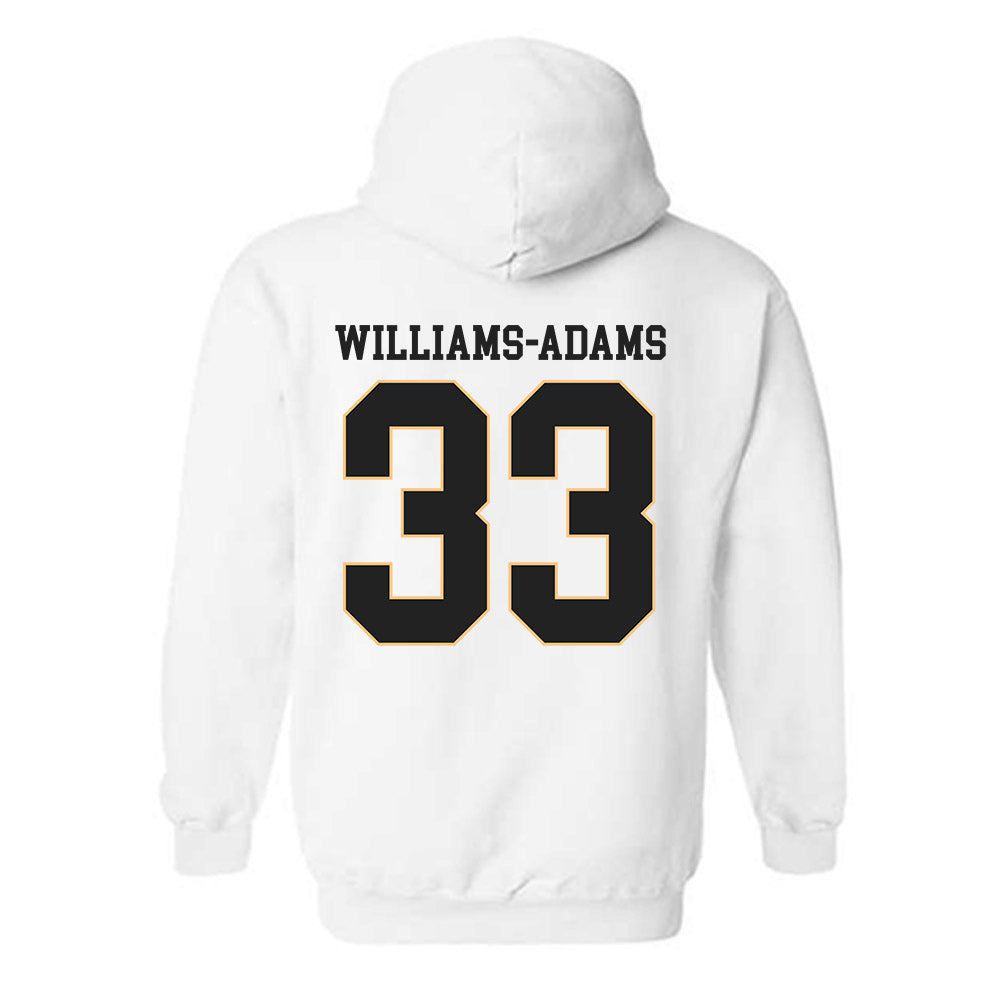 Vanderbilt - NCAA Men's Basketball : Sebastian Williams-Adams - Replica Shersey Hooded Sweatshirt-1