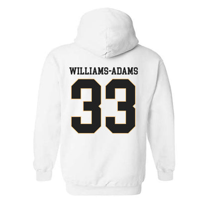 Vanderbilt - NCAA Men's Basketball : Sebastian Williams-Adams - Replica Shersey Hooded Sweatshirt-1