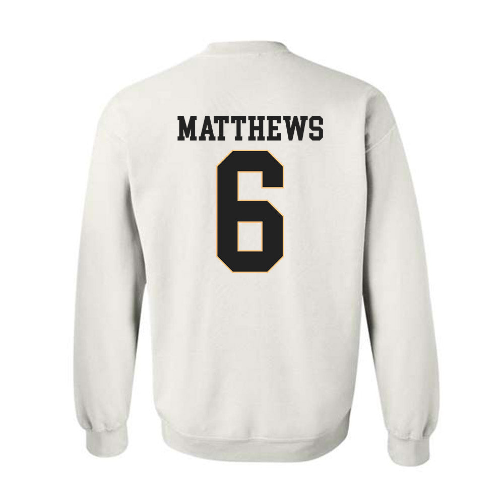 Vanderbilt - NCAA Football : Jordan Matthews - Replica Shersey Crewneck Sweatshirt-1