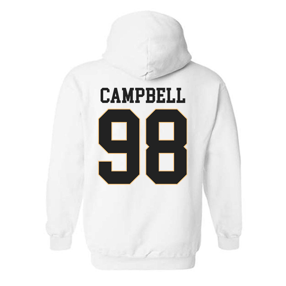 Vanderbilt - NCAA Football : Daryl Campbell - Replica Shersey Hooded Sweatshirt-1