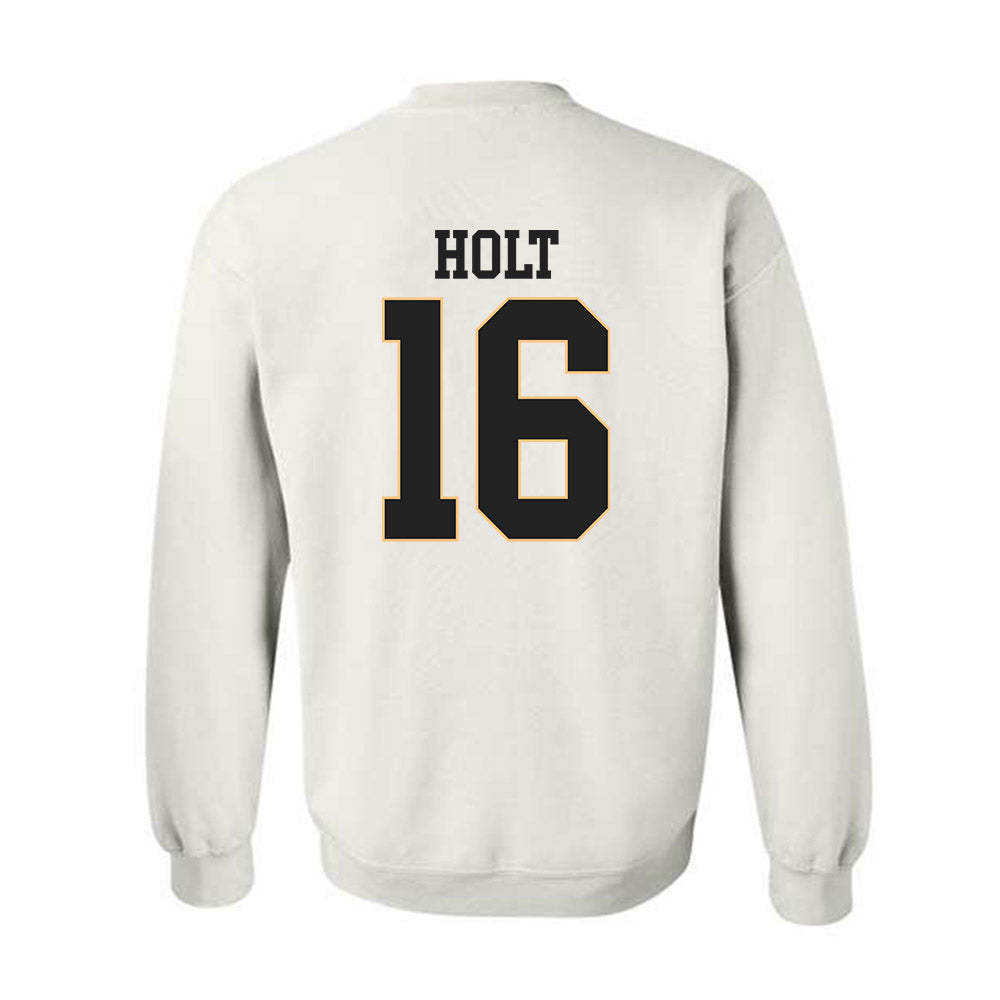 Vanderbilt - NCAA Baseball : Michael Holt - Replica Shersey Crewneck Sweatshirt-1
