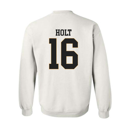 Vanderbilt - NCAA Baseball : Michael Holt - Replica Shersey Crewneck Sweatshirt-1