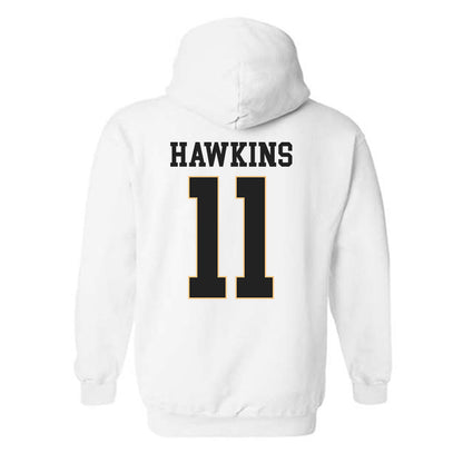 Vanderbilt - NCAA Men's Basketball : Mav Hawkins - Replica Shersey Hooded Sweatshirt-1