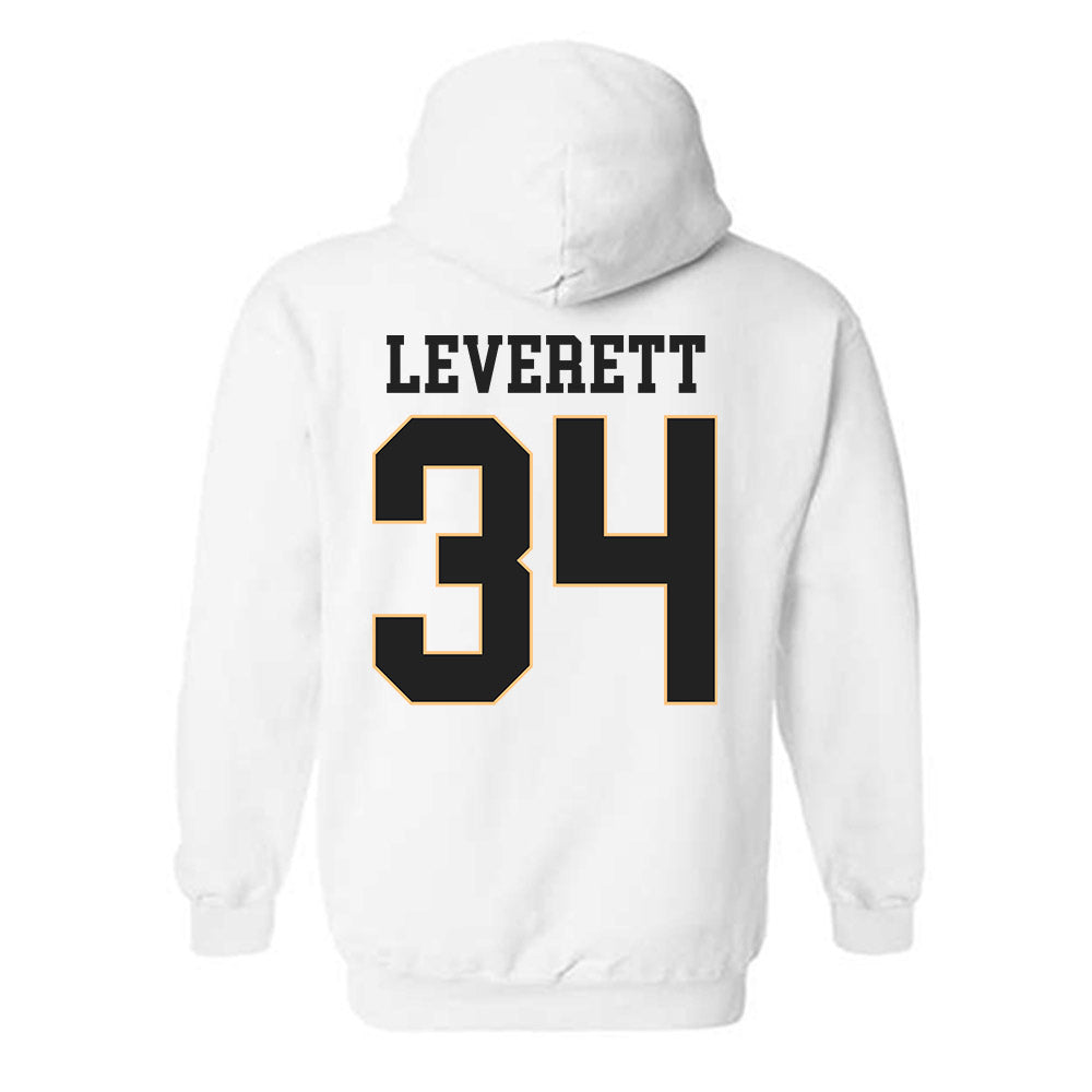 Vanderbilt - NCAA Men's Basketball : Jayden Leverett - Replica Shersey Hooded Sweatshirt-1