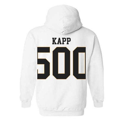 Vanderbilt - NCAA Women's Soccer : Micah Kapp - Replica Shersey Hooded Sweatshirt-1