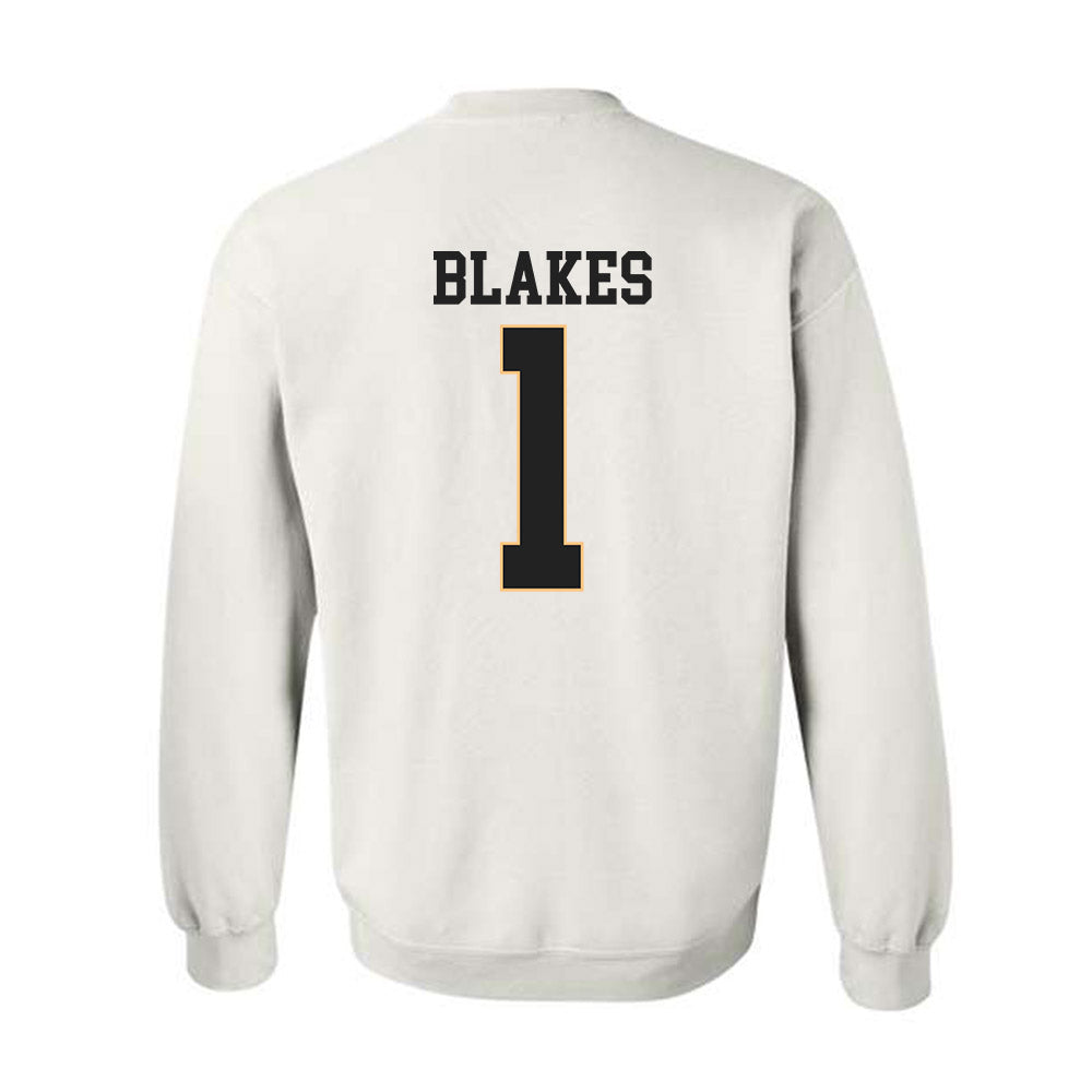 Vanderbilt - NCAA Women's Basketball : Mikayla Blakes - Replica Shersey Crewneck Sweatshirt-1