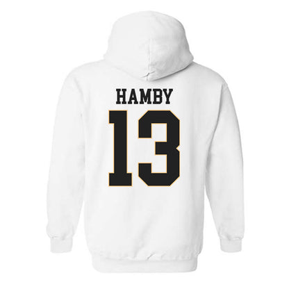 Vanderbilt - NCAA Football : Tate Hamby - Replica Shersey Hooded Sweatshirt-1