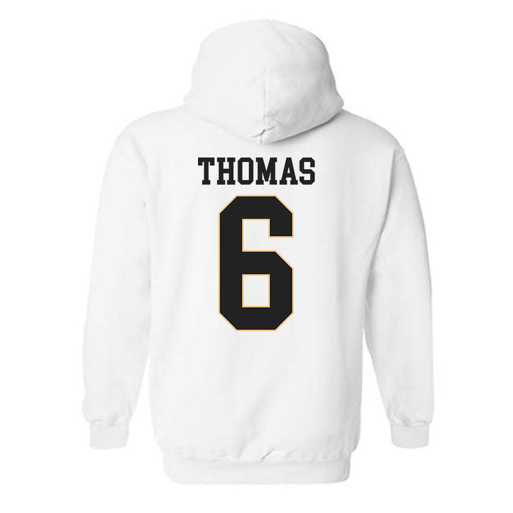 Vanderbilt - NCAA Football : Jacory Thomas - Replica Shersey Hooded Sweatshirt-1