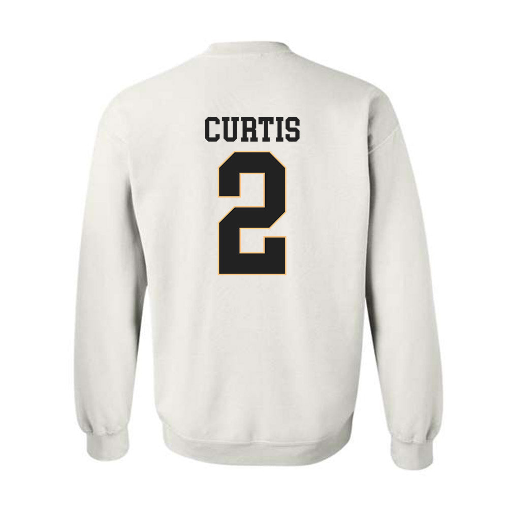 Vanderbilt - NCAA Football : Jared Curtis - Replica Shersey Crewneck Sweatshirt-1