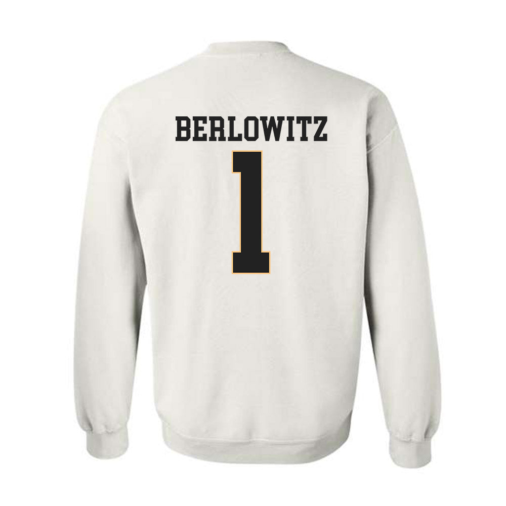 Vanderbilt - NCAA Football : Blaze Berlowitz - Replica Shersey Crewneck Sweatshirt-1