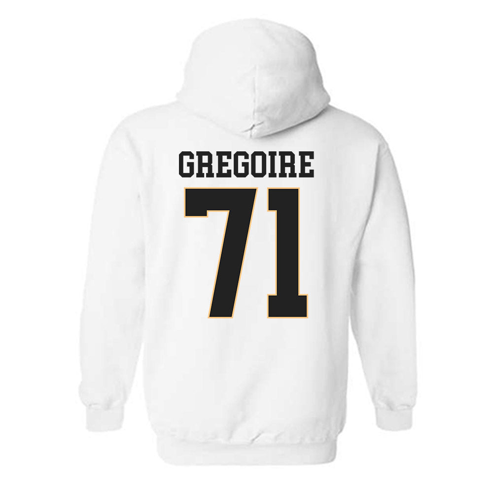 Vanderbilt - NCAA Football : Ted Gregoire - Replica Shersey Hooded Sweatshirt-1