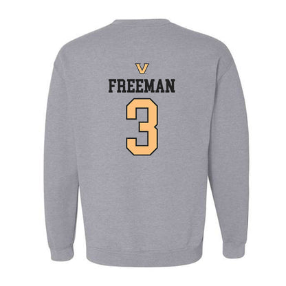 Vanderbilt - NCAA Women's Soccer : Grace Freeman - Sports Shersey Crewneck Sweatshirt-1