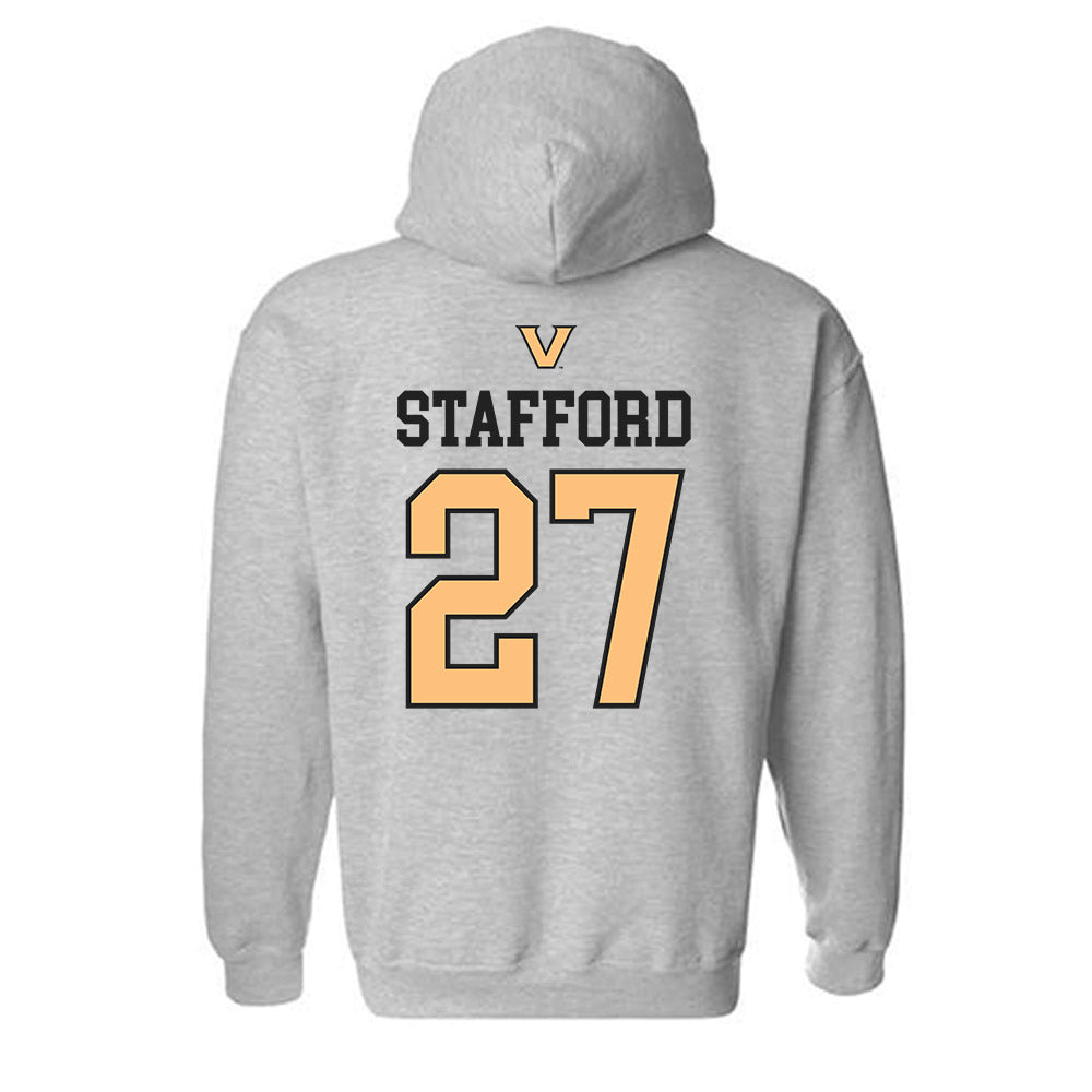 Vanderbilt - NCAA Women's Soccer : Olivia Stafford - Sports Shersey Hooded Sweatshirt-1