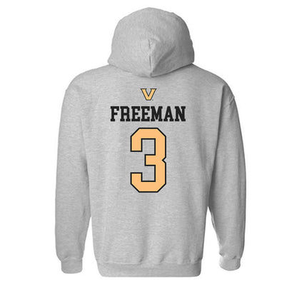 Vanderbilt - NCAA Women's Soccer : Grace Freeman - Sports Shersey Hooded Sweatshirt-1