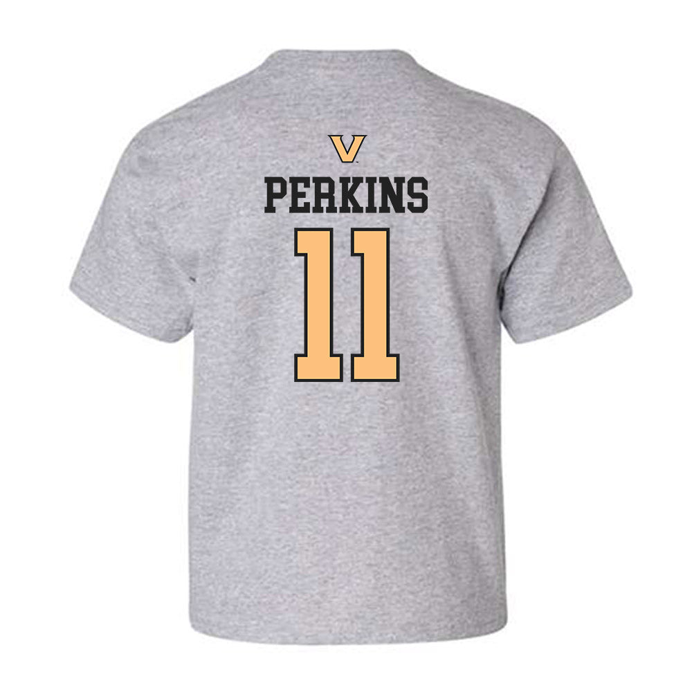 Vanderbilt - NCAA Women's Soccer : Hailey Perkins - Sports Shersey Youth T-Shirt-1