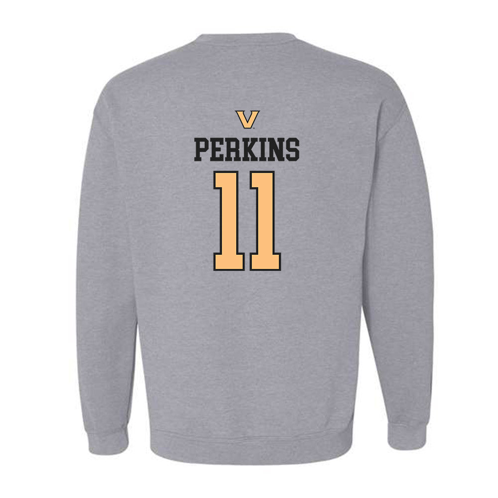 Vanderbilt - NCAA Women's Soccer : Hailey Perkins - Sports Shersey Crewneck Sweatshirt-1