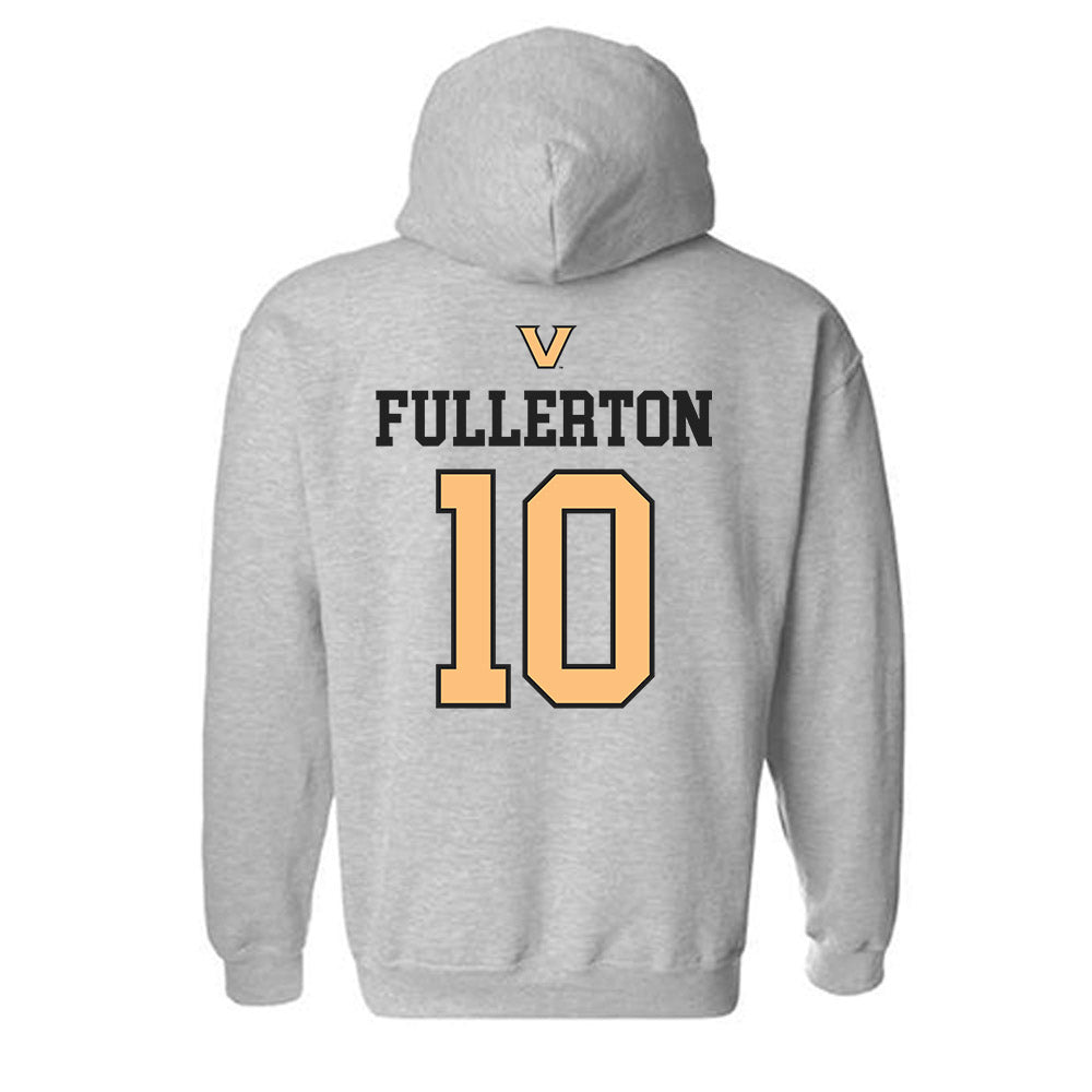 Vanderbilt - NCAA Women's Soccer : Melania Fullerton - Sports Shersey Hooded Sweatshirt-1