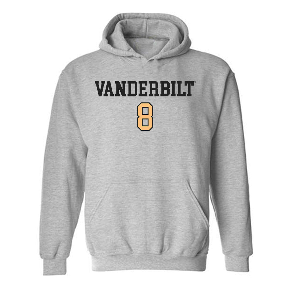 Vanderbilt - NCAA Women's Soccer : Reagan Pentz - Sports Shersey Hooded Sweatshirt-0