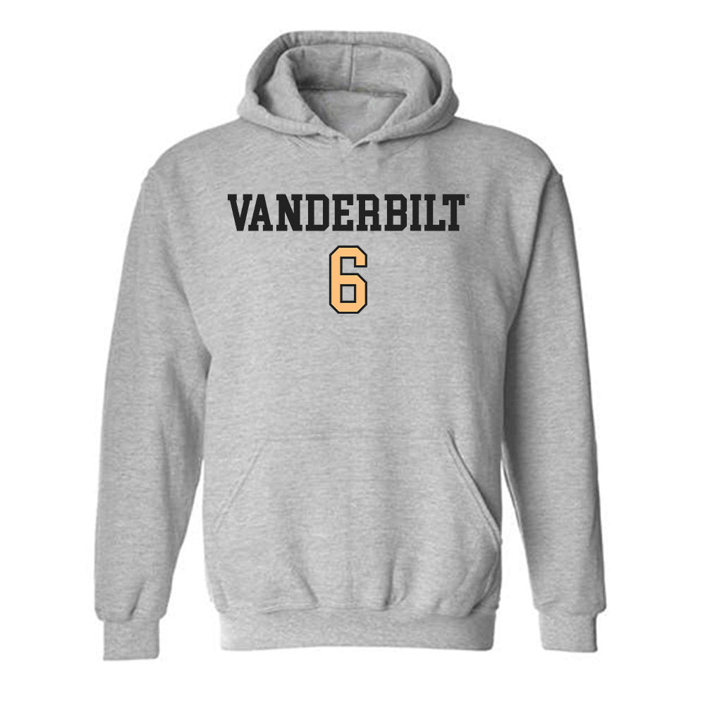 Vanderbilt - NCAA Women's Soccer : Adysen Armenta - Sports Shersey Hooded Sweatshirt-0