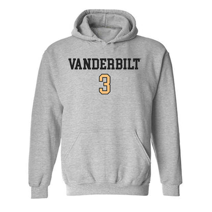 Vanderbilt - NCAA Women's Soccer : Grace Freeman - Sports Shersey Hooded Sweatshirt-0