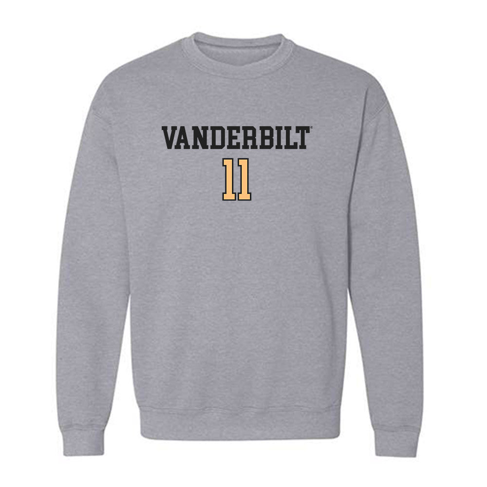 Vanderbilt - NCAA Women's Soccer : Hailey Perkins - Sports Shersey Crewneck Sweatshirt-0