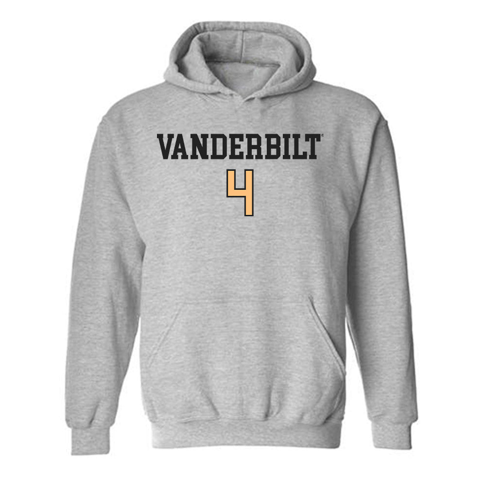 Vanderbilt - NCAA Women's Soccer : Megan Hinnenkamp - Sports Shersey Hooded Sweatshirt-0