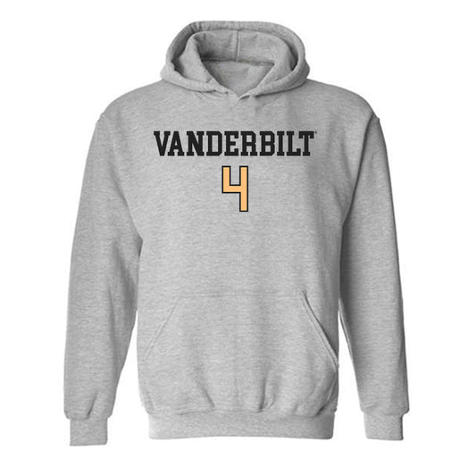 Vanderbilt - NCAA Women's Soccer : Megan Hinnenkamp - Sports Shersey Hooded Sweatshirt-0