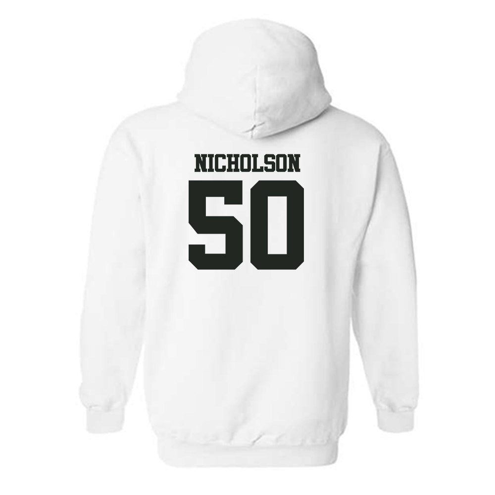 Vanderbilt - NCAA Men's Basketball : Mason Nicholson - Sports Shersey Hooded Sweatshirt-1