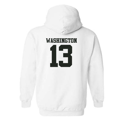 Vanderbilt - NCAA Men's Basketball : Jalen Washington - Sports Shersey Hooded Sweatshirt-1