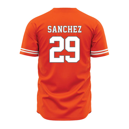 UTRGV - NCAA Baseball : Aaron Sanchez - Orange Jersey-1