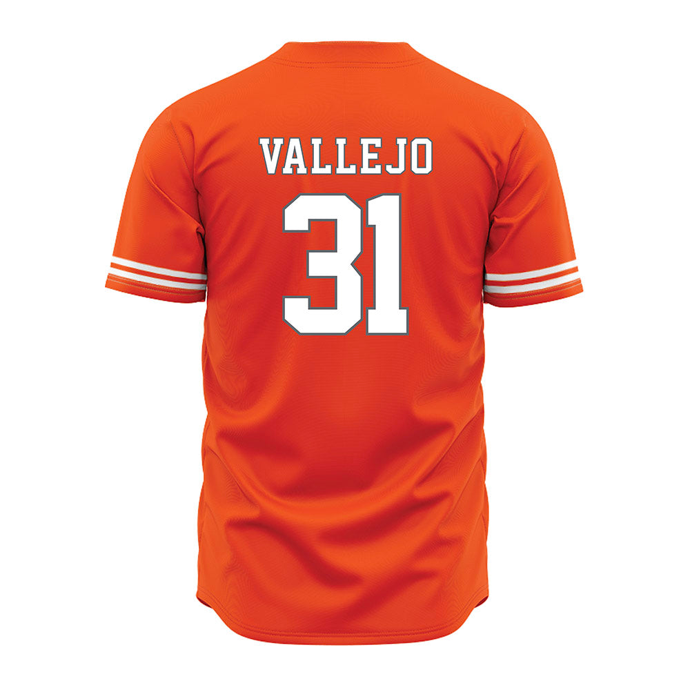 UTRGV - NCAA Baseball : Carlos Vallejo - Orange Jersey-1