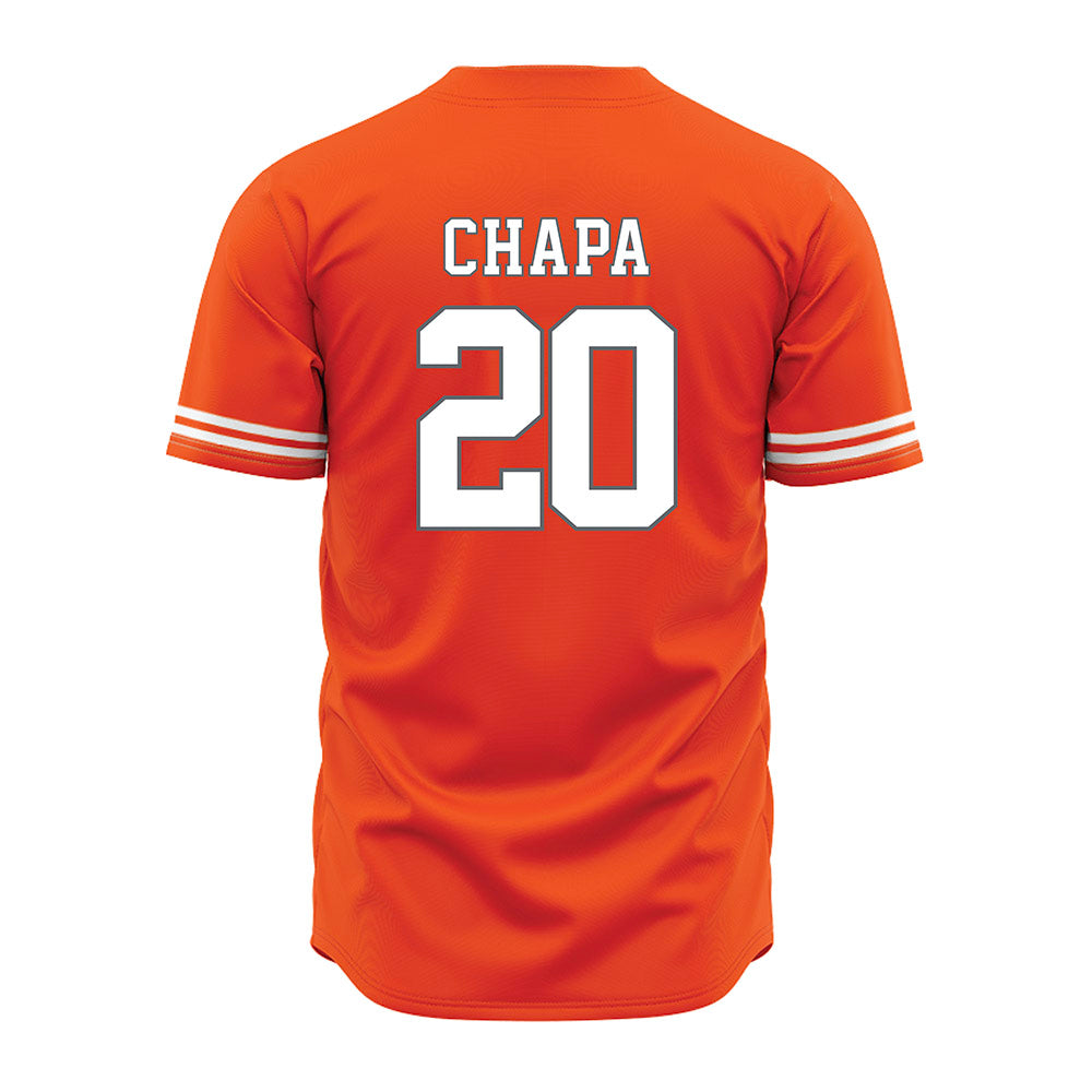 UTRGV - NCAA Baseball : Andy Chapa - Orange Jersey-1