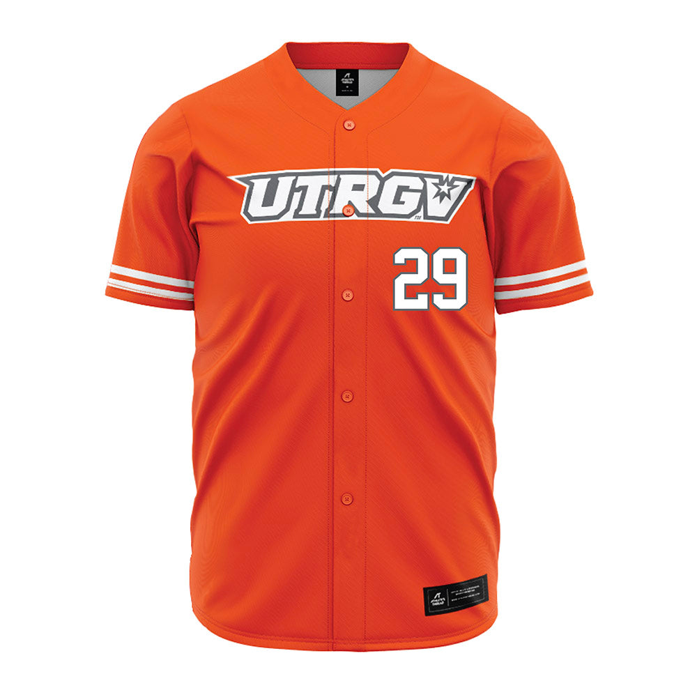 UTRGV - NCAA Baseball : Aaron Sanchez - Orange Jersey-0