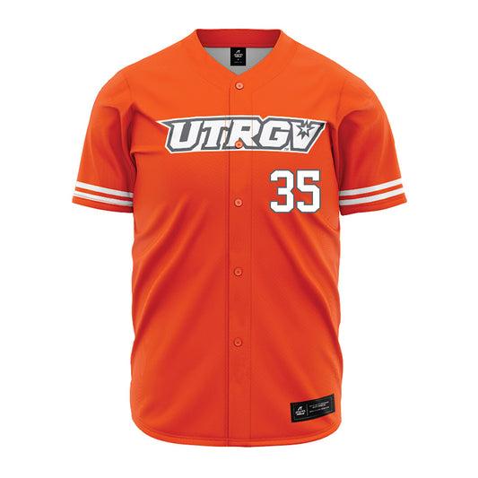 UTRGV - NCAA Baseball : David Reyes - Orange Jersey-0