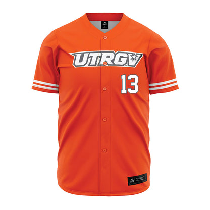 UTRGV - NCAA Baseball : Nick Nolan - Orange Jersey-0