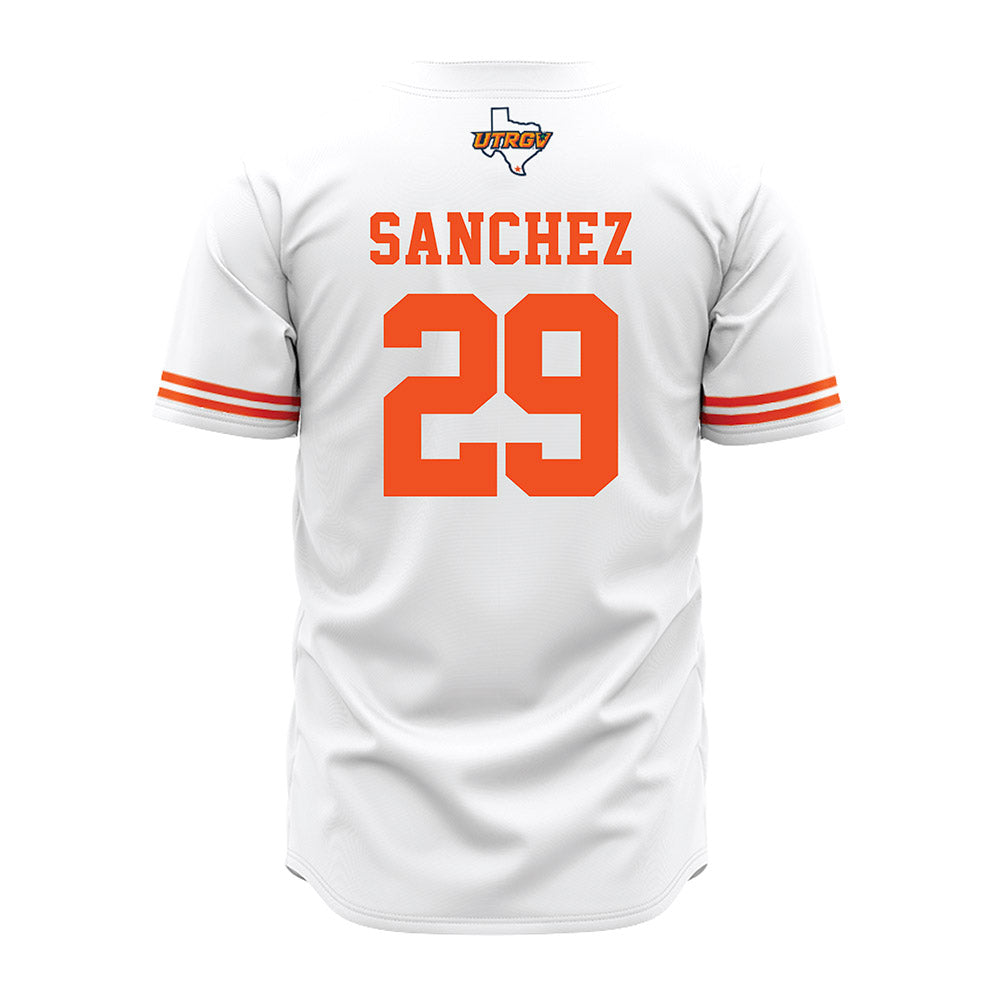 UTRGV - NCAA Baseball : Aaron Sanchez - White Jersey-1