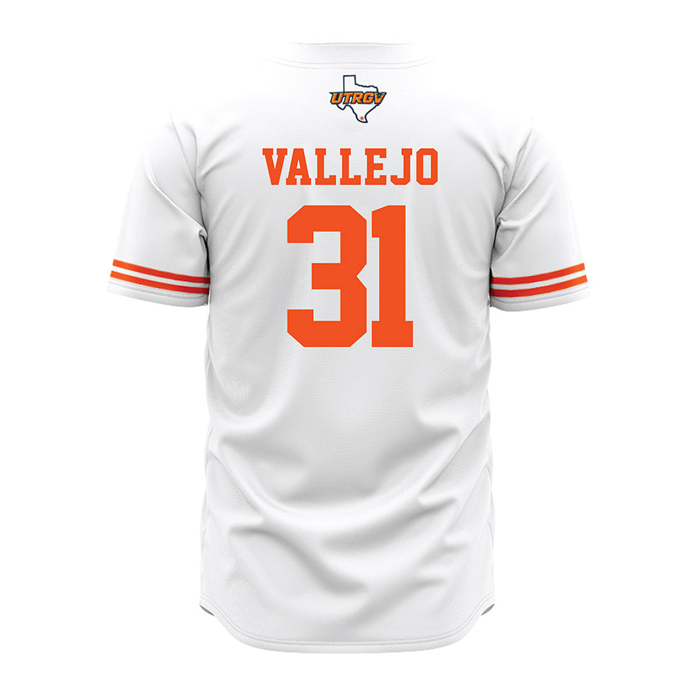 UTRGV - NCAA Baseball : Carlos Vallejo - White Jersey-1