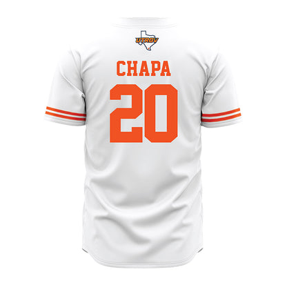 UTRGV - NCAA Baseball : Andy Chapa - White Jersey-1