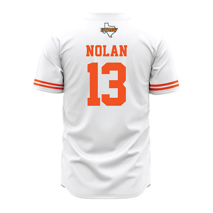 UTRGV - NCAA Baseball : Nick Nolan - White Jersey-1