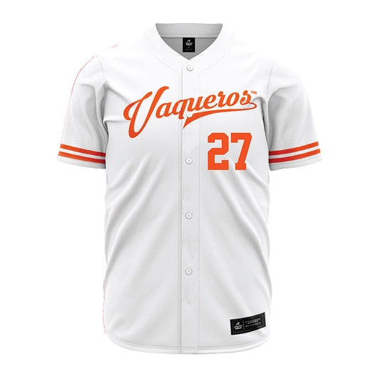UTRGV - NCAA Baseball : Anthony Garcia - White Jersey-0