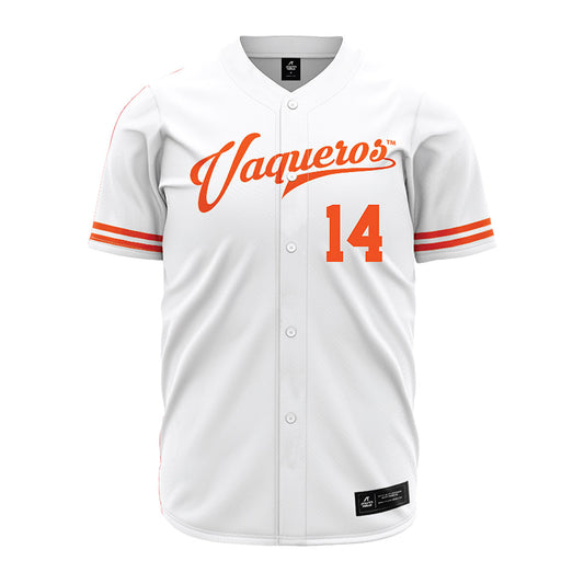 UTRGV - NCAA Baseball : Harrison Thayer - White Jersey-0
