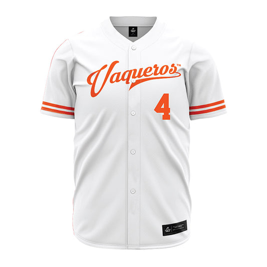 UTRGV - NCAA Baseball : Ian Velasquez - White Jersey-0