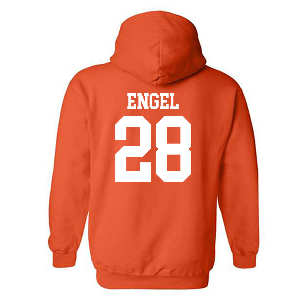 UTRGV - NCAA Baseball : Mason Engel - Orange Hooded Sweatshirt-1