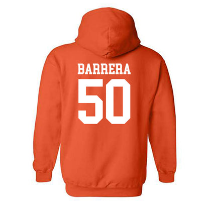 UTRGV - NCAA Baseball : Daren Barrera - Orange Hooded Sweatshirt-1