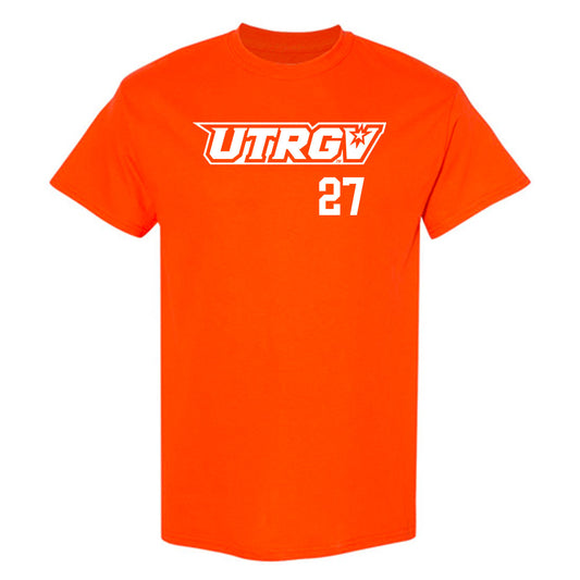 UTRGV - NCAA Baseball : Anthony Garcia - Orange T-Shirt-0